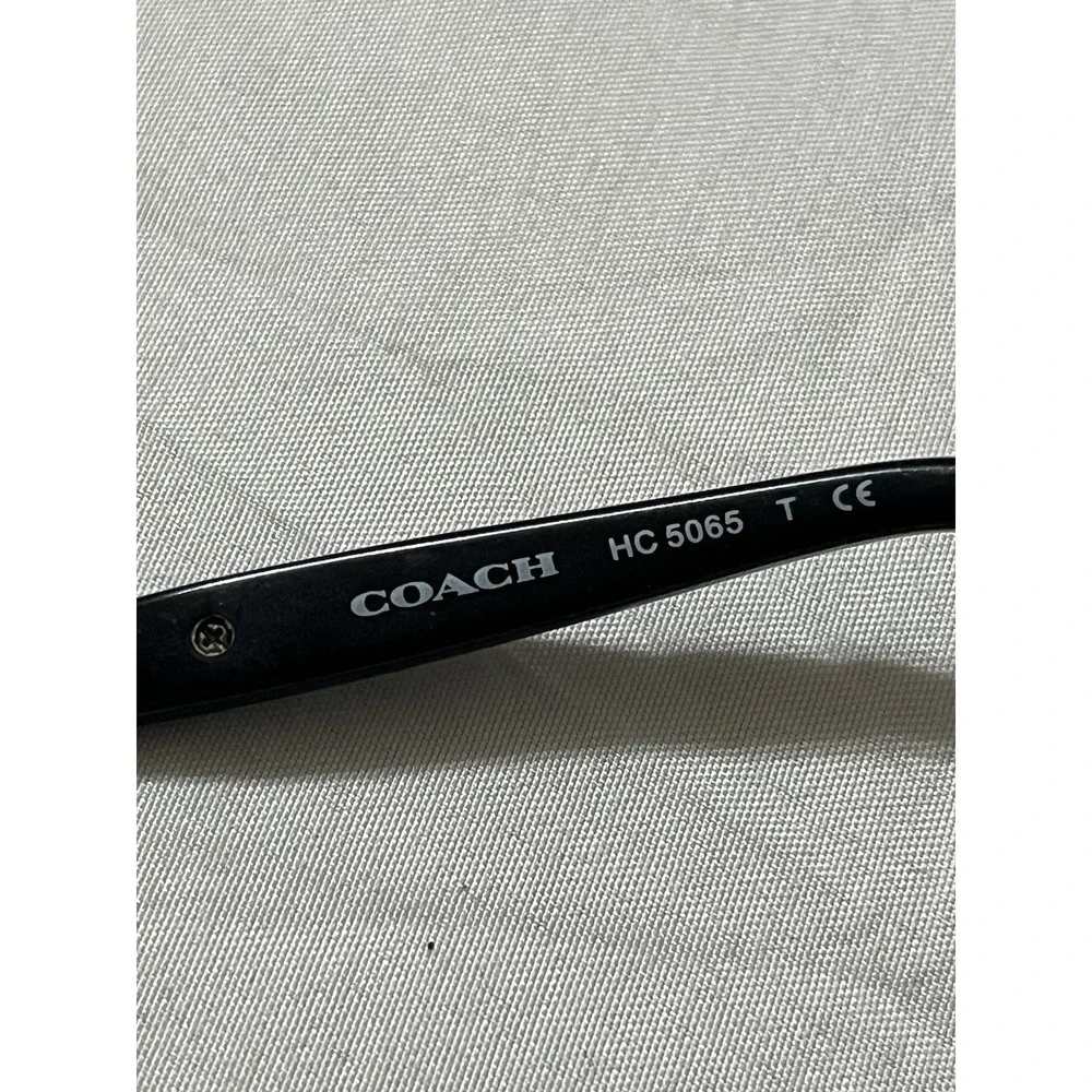 Coach Eyeglasses HC5065 9017 Dark Silver Metal Black 51-17 135 *Frames Only*